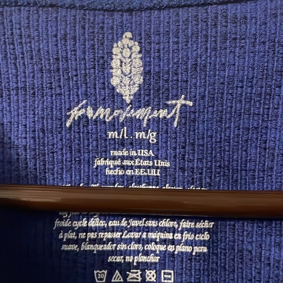 Free People Movememt/Sport bra/Blue&black/L/worn 1x - Picture 2 of 4